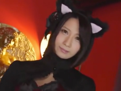 708668 - ネコ耳コスプレの可愛い小悪魔カノジョとイチャイチャH